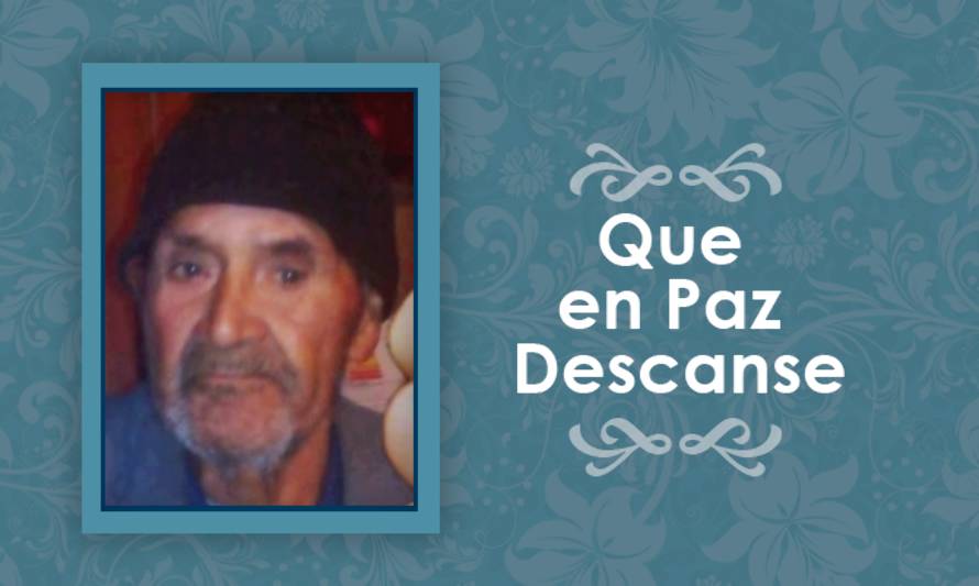 [Defunción] Falleció José Rene Cárdenas Rantul Q.E.P.D
