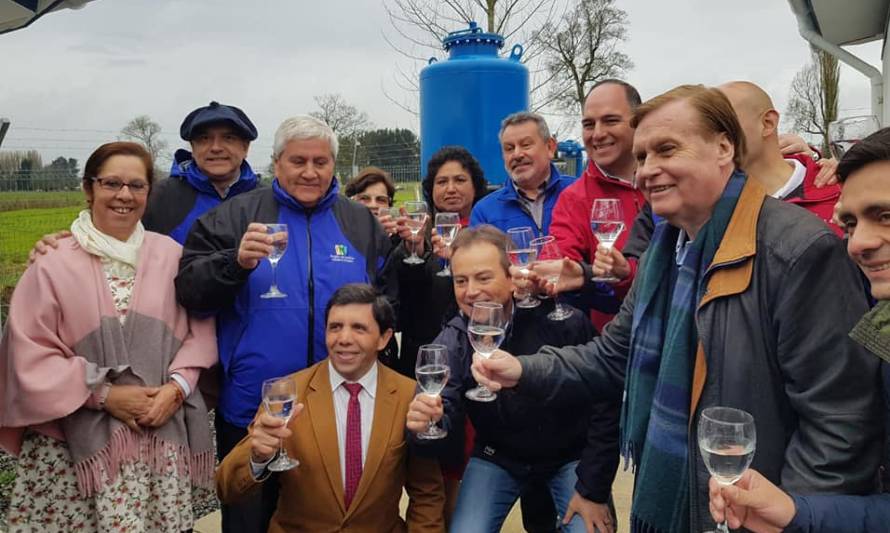 Río Bueno: Vecinos de Guzmán celebran Fiestas Patrias con la llegada del agua potable