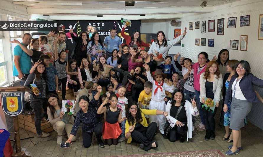 Panguipulli: Niñas y niños del programa "4 a 7" de SernamEG finalizaron año 2019