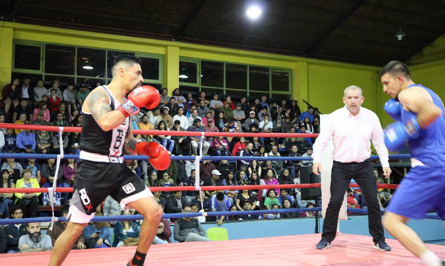 Boxeo revivió en Paillaco en velada de 6 emocionantes combates