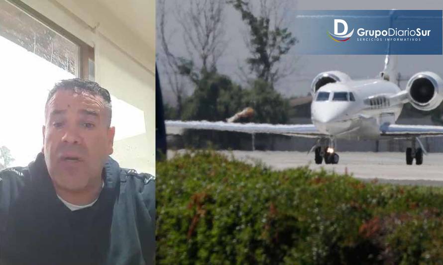 Empresario corraleño que viajó en jet privado a Valdivia entregó su versión 