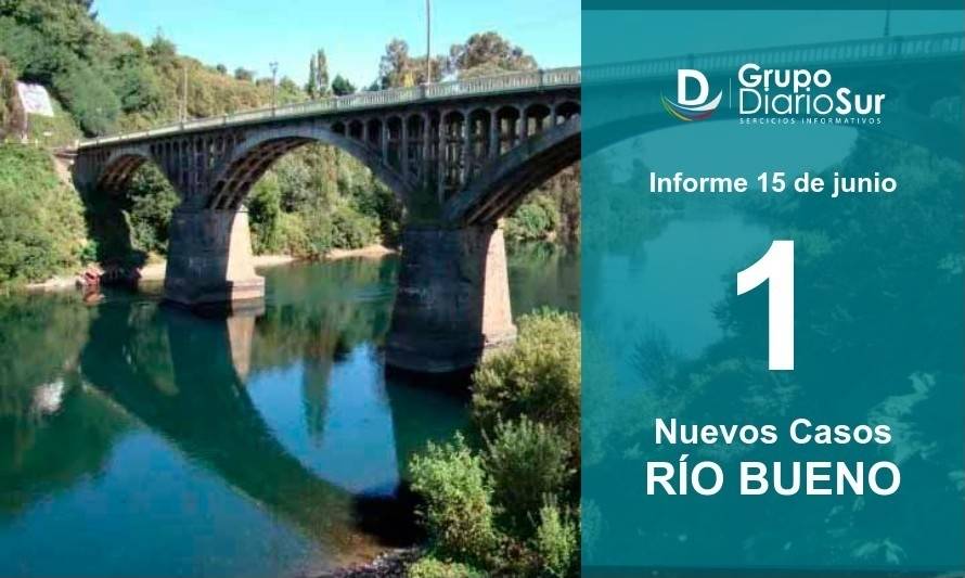 Un nuevo caso confirmado en Río Bueno