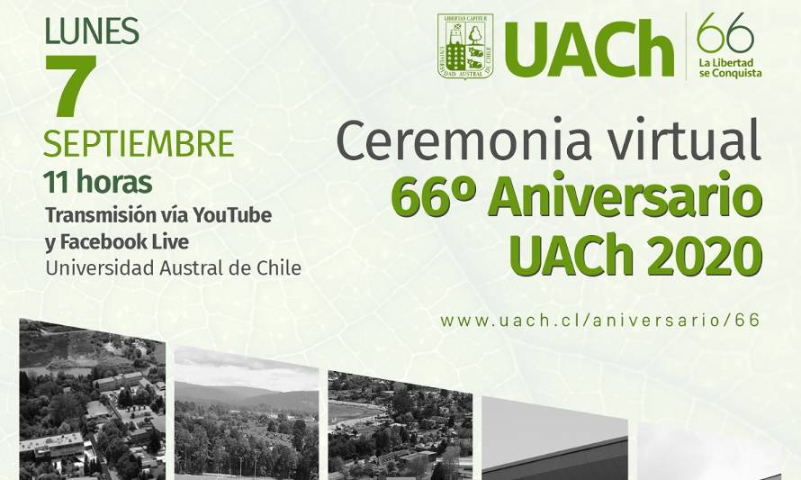 UACh lanza programa y página web para celebrar 66° aniversario de manera virtual