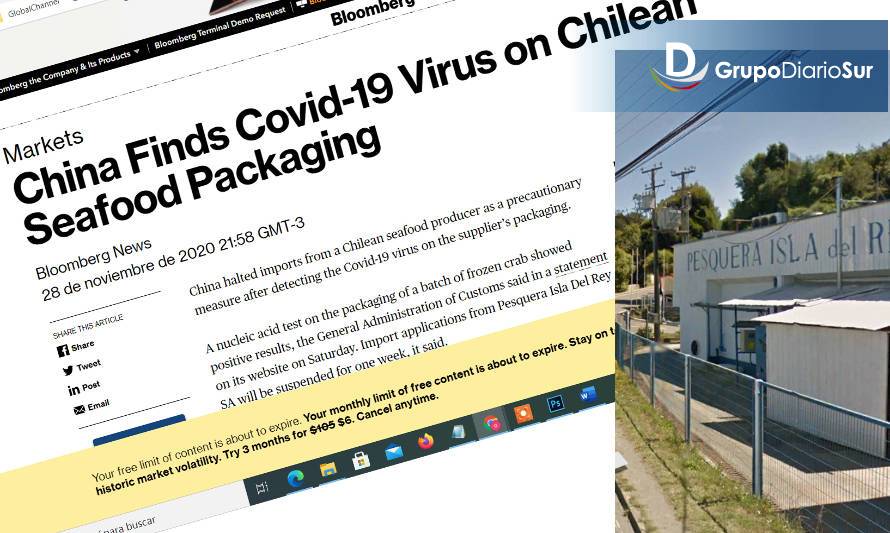 China suspendió importación de mariscos de empresa valdiviana tras descubrir Covid-19 en envase