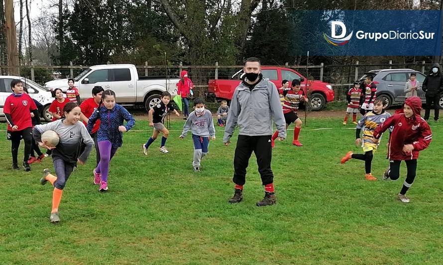 Volvió el rugby a Valdivia con festival infantil