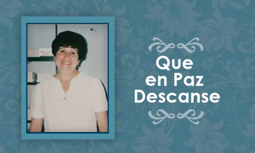 Falleció Gladys Opazo Gómez  (Q.E.P.D)