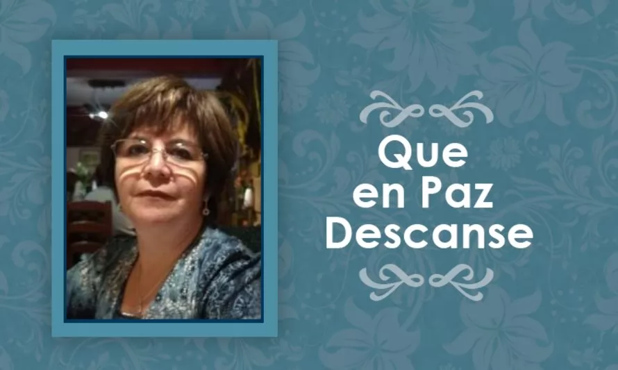 Falleció Patricia del Carmen Mancilla Nauco  (Q.E.P.D)