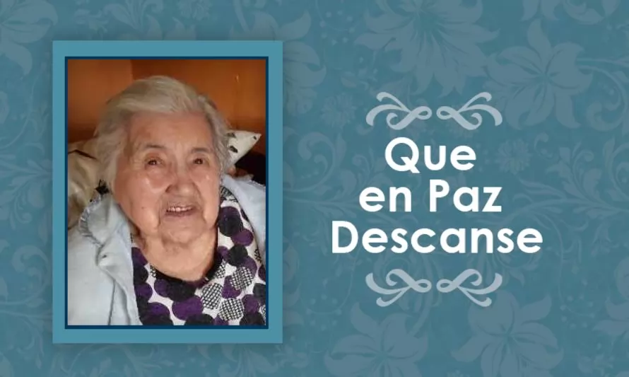 Falleció Elcira Elgueta Cárdenas  (Q.E.P.D)