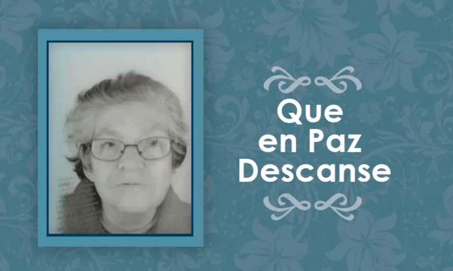 Falleció Rosa Amelia Duhalde Araneda  (Q.E.P.D)