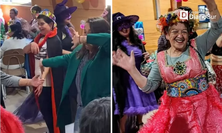 Alcaldesa de Valdivia lució pasos de cumbia en Casa del Adulto Mayor