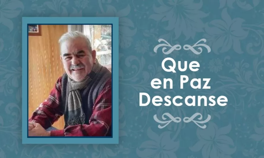Falleció José Damar Vásquez Fuentes  (Q.E.P.D)