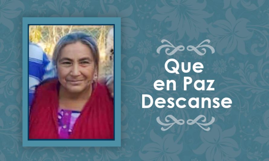 Falleció Graciela Sobarzo Fernández  (Q.E.P.D)