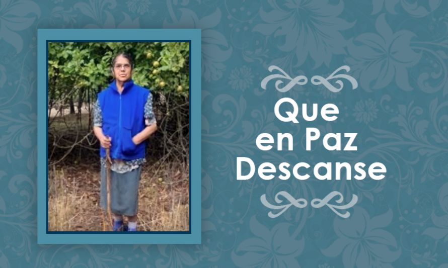 Falleció Sonia Yanet Mujica Reyes  (Q.E.P.D)