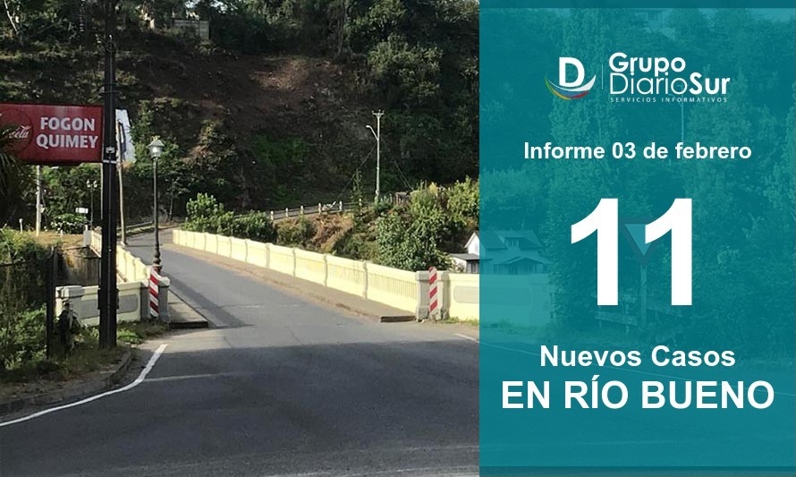 Río Bueno suma 11 contagios y aumenta a 108 sus casos activos