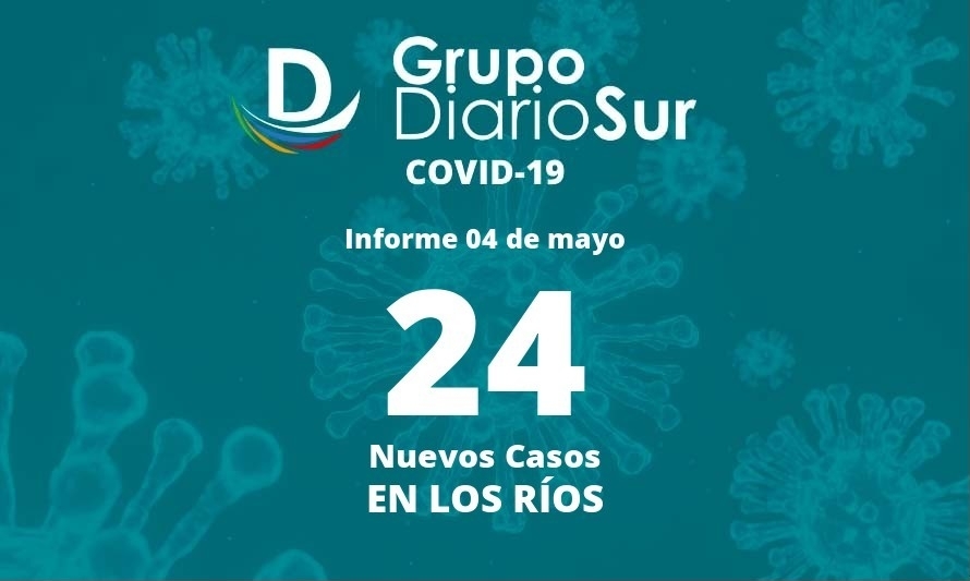 Los Ríos registra este miércoles 24 casos nuevos de covid-19 