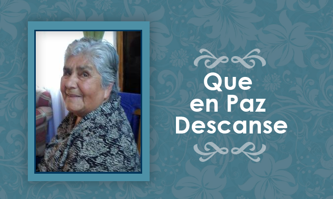 [Defunción] Falleció Laurentina Duarte Muñoz Q.E.P.D