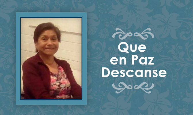 [Defunción] Falleció Guadalupe del Carmen Gatica Fuentealba Q.E.P.D
