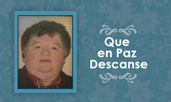 [Defunción] Falleció Luisa Alicia del Carmen Lobos Velásquez Q.E.P.D