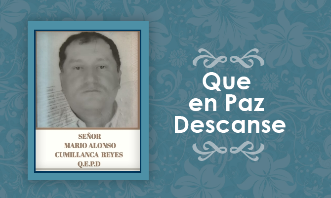 [Defunción] Falleció Mario Alonso Cumillanca Reyes Q.E.P.D.