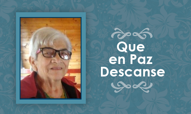 [Defunción] Falleció María Luisa Ortiz Jara  Q.E.P.D.