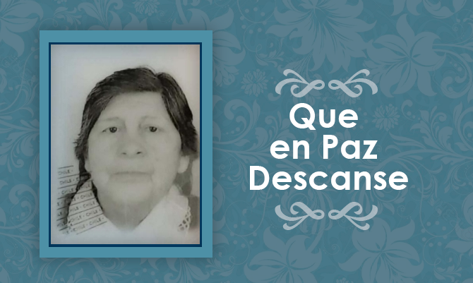 Falleció Delfina Coronado Ñancuz Q.E.P.D.