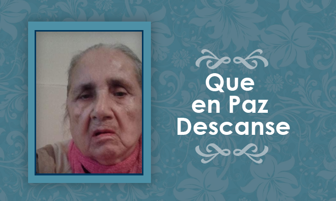 Falleció Ana del Carmen Rodriguez Álvarez (Q.E.P.D.)