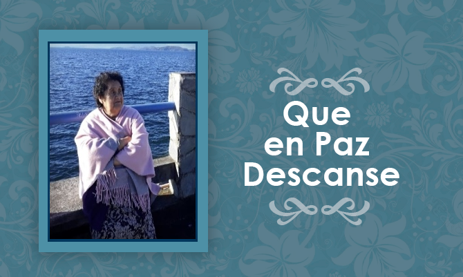 Falleció Rosario Flores Pichuanca (Q.E.P.D) 
