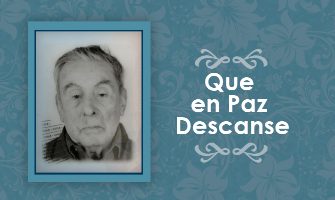 Falleció Enrique Ricardo Tapia Veloso (Q.E.P.D)