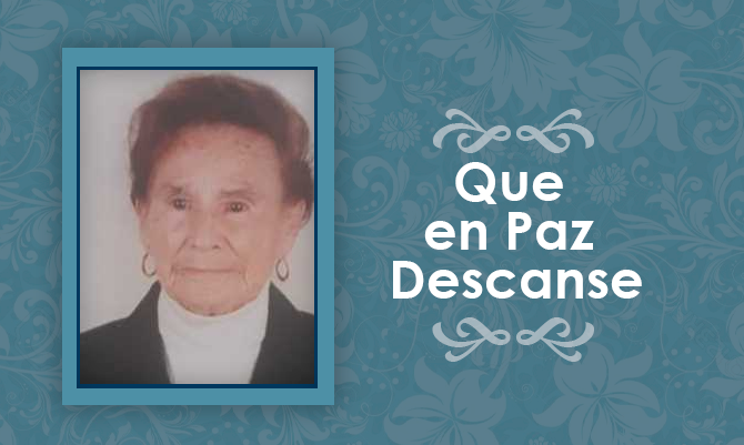 Falleció Alida González Schmitd (Q.E.P.D)