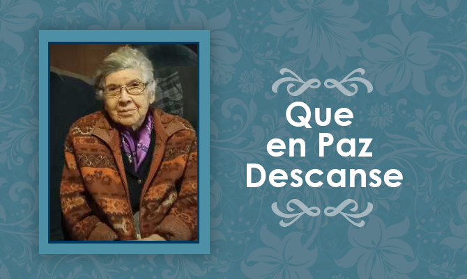 Falleció Marta Coronado Álvarez  (Q.E.P.D)