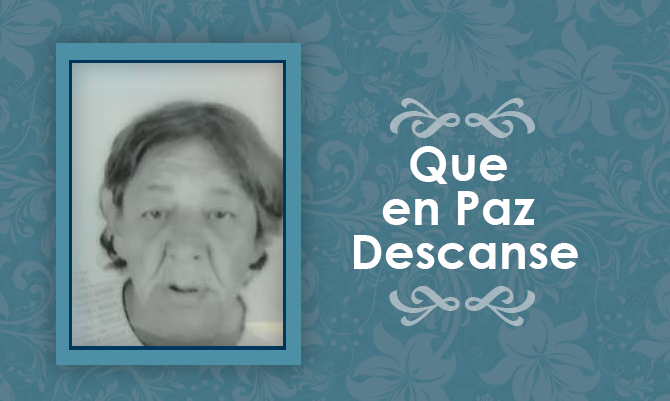 Falleció María del Carmen Diaz Varas  (Q.E.P.D)