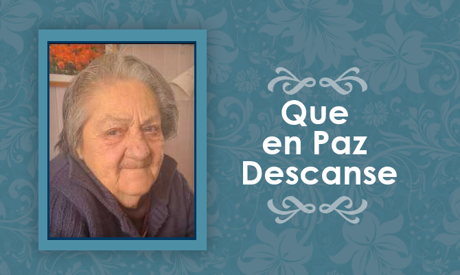 Falleció Esmerilde Sáez Ovadilla  (Q.E.P.D)