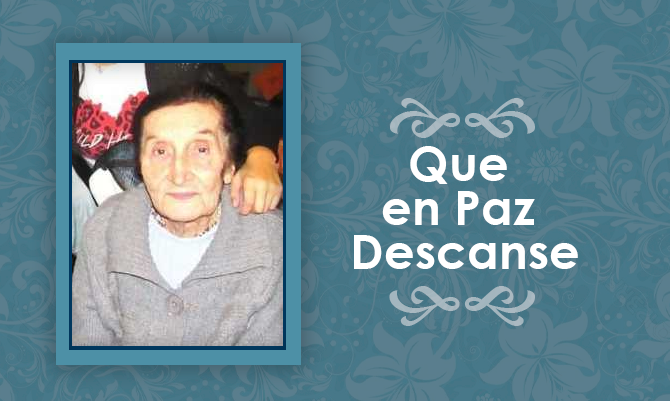 Falleció Raquel Martinez Álvarez  (Q.E.P.D)