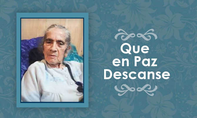 Falleció Fidelina Pacheco Alvarado  (Q.E.P.D)